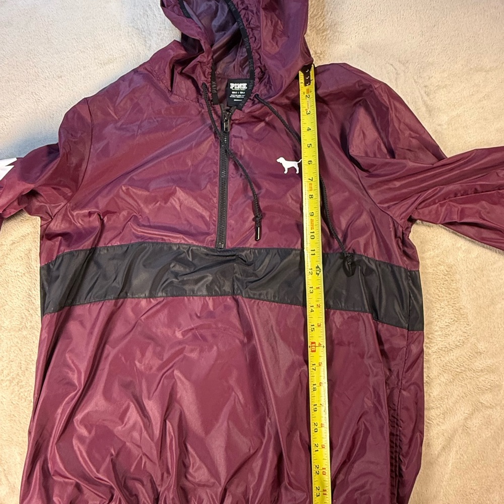 PINK Victoria's Secret Maroon Jacket XS - Picture 9 of 12